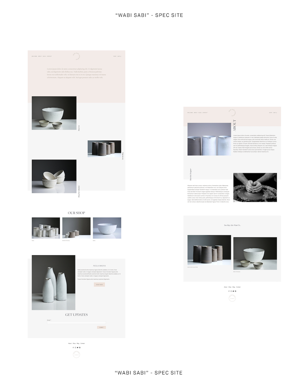 Wabi Sabi Squarespace Design Spec